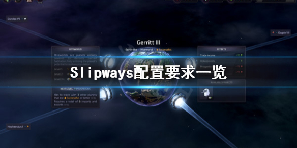 Slipways配置要求怎么样 Slipways配置要求一览